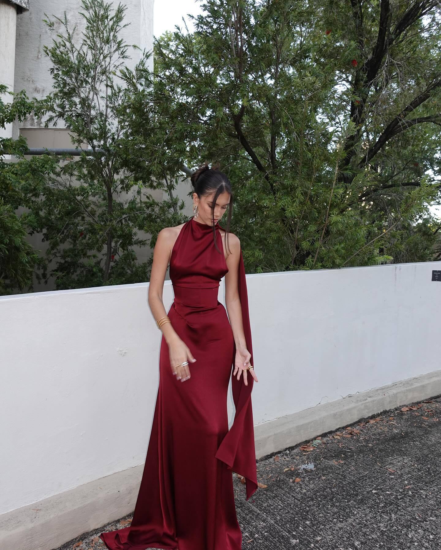 Maxikleid Elara Satin
