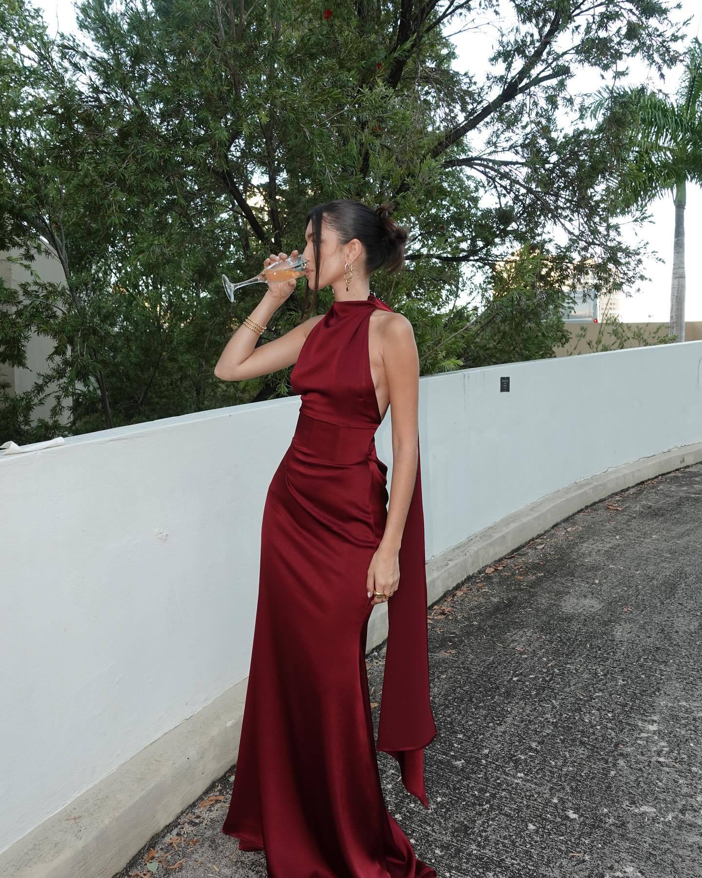 Maxikleid Elara Satin