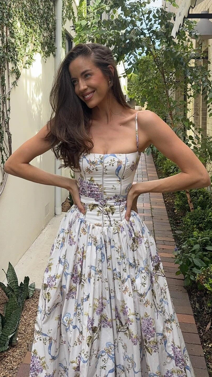 Maxikleid Blumenstrauß