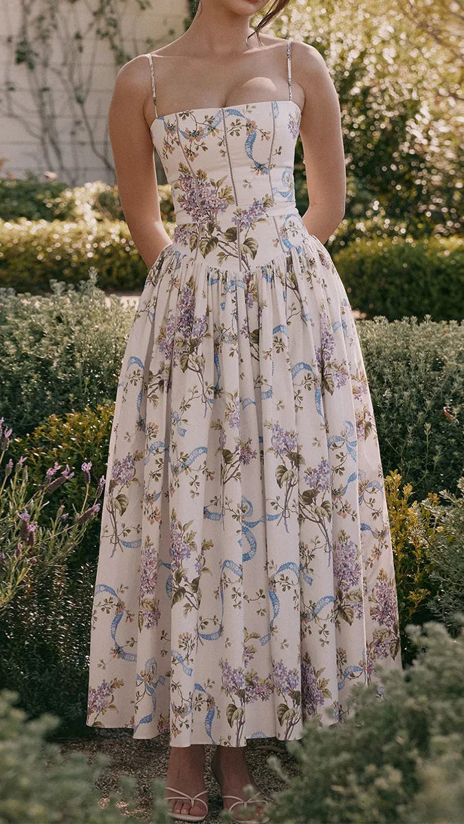 Maxikleid Blumenstrauß