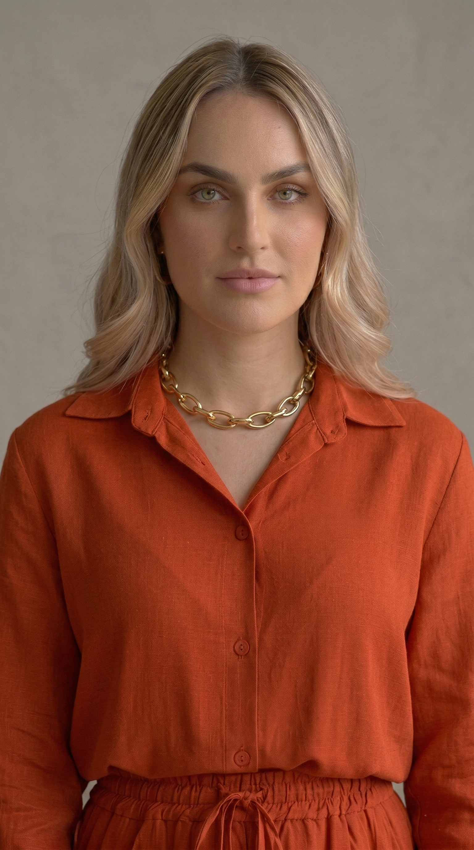 Zweiteiliges Set Elara aus Baumwolle und Leinen