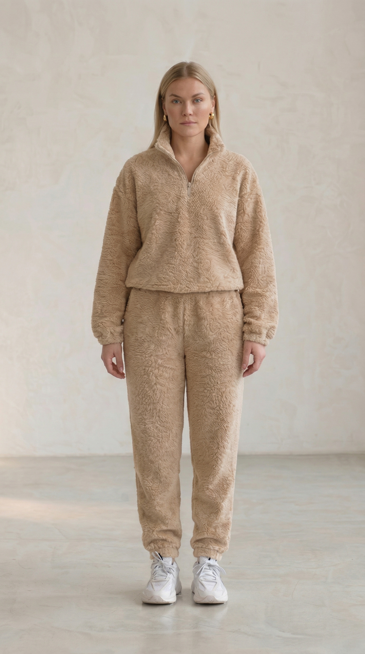 Zweiteiliges Set Nora aus Teddy-Stoff