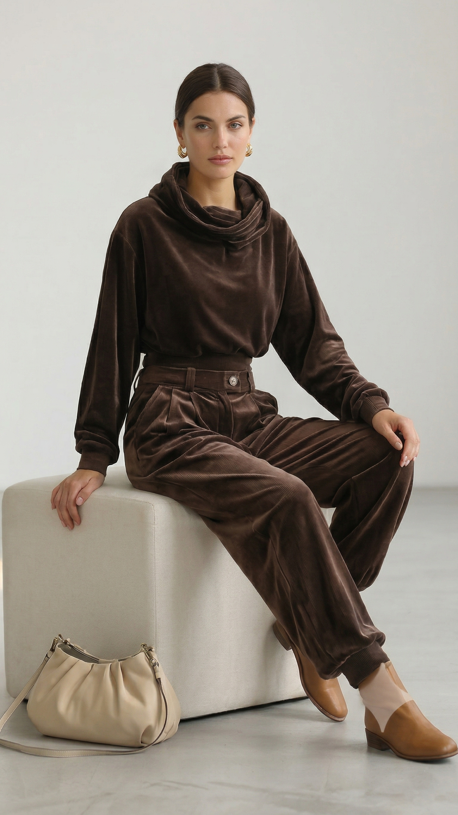 Jumpsuit Elena aus Samt