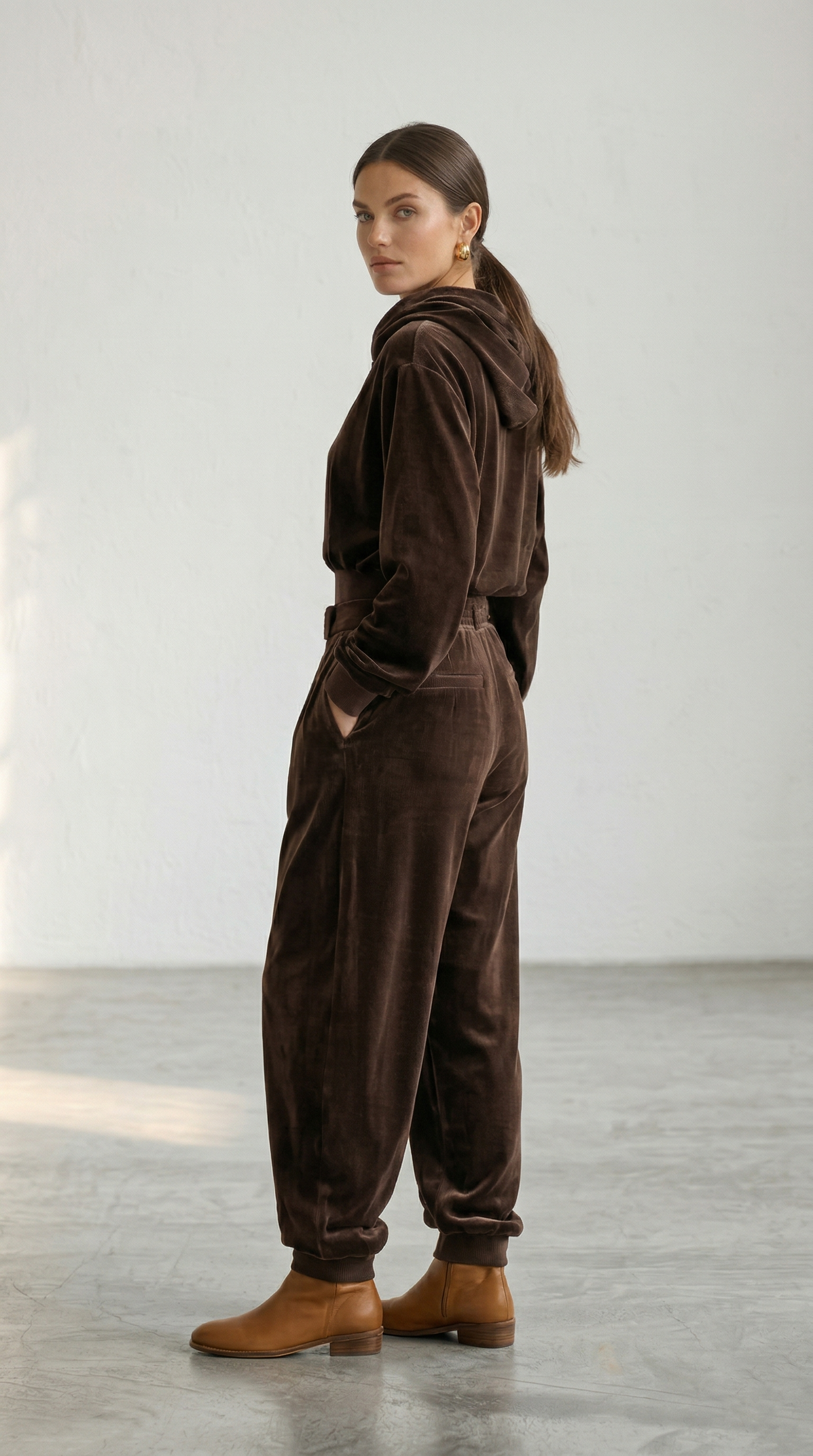 Jumpsuit Elena aus Samt