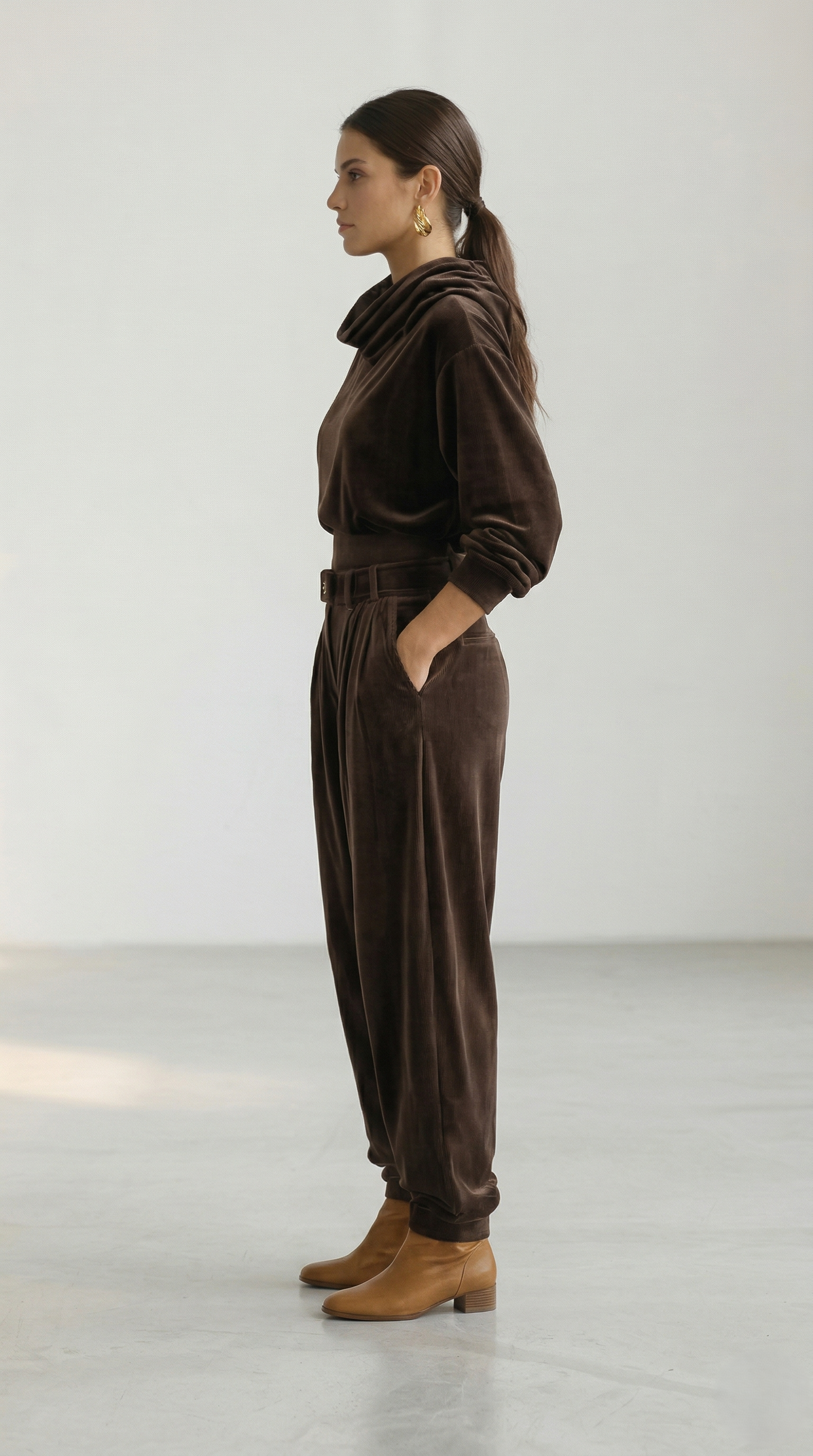 Jumpsuit Elena aus Samt