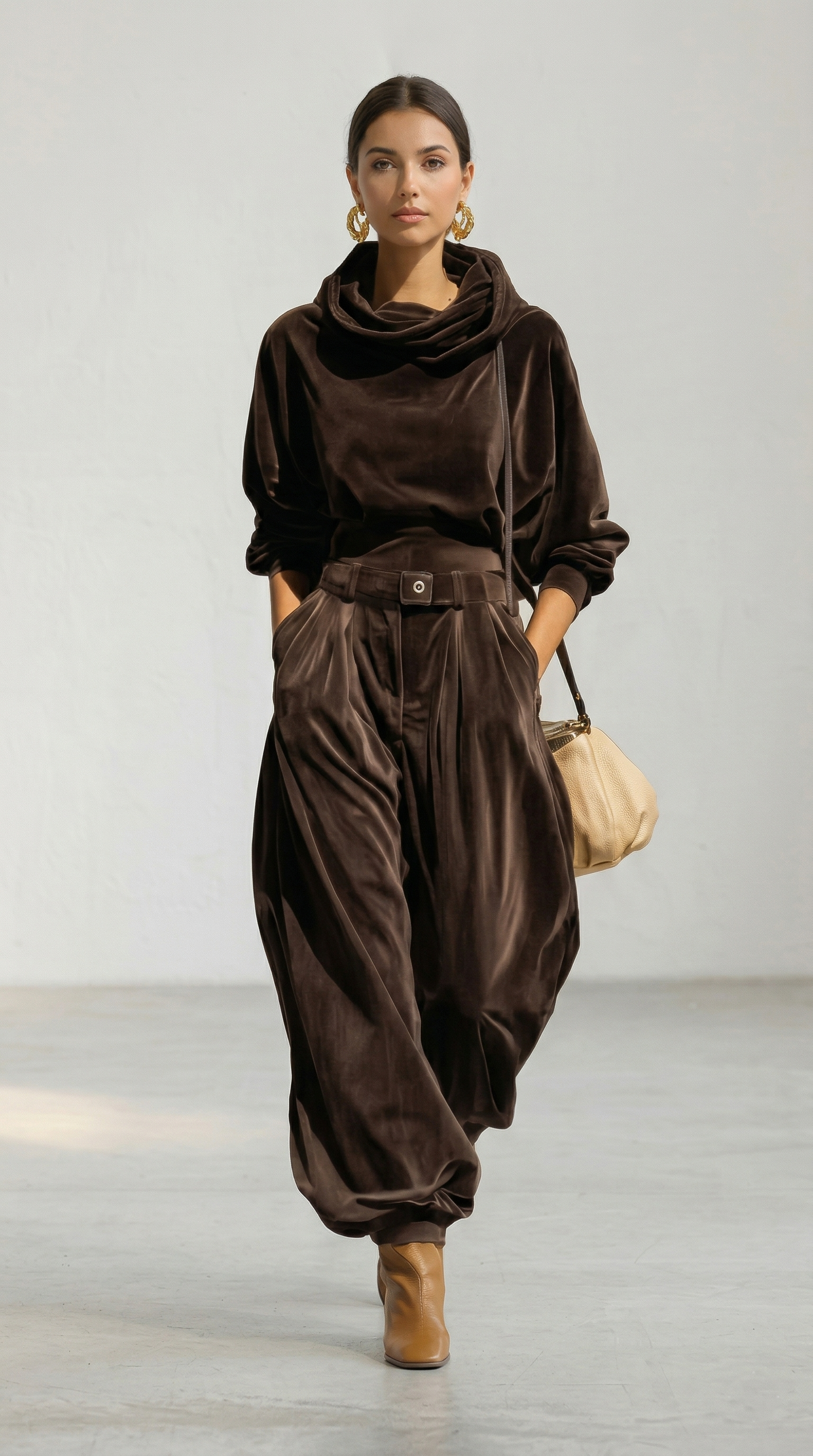 Jumpsuit Elena aus Samt