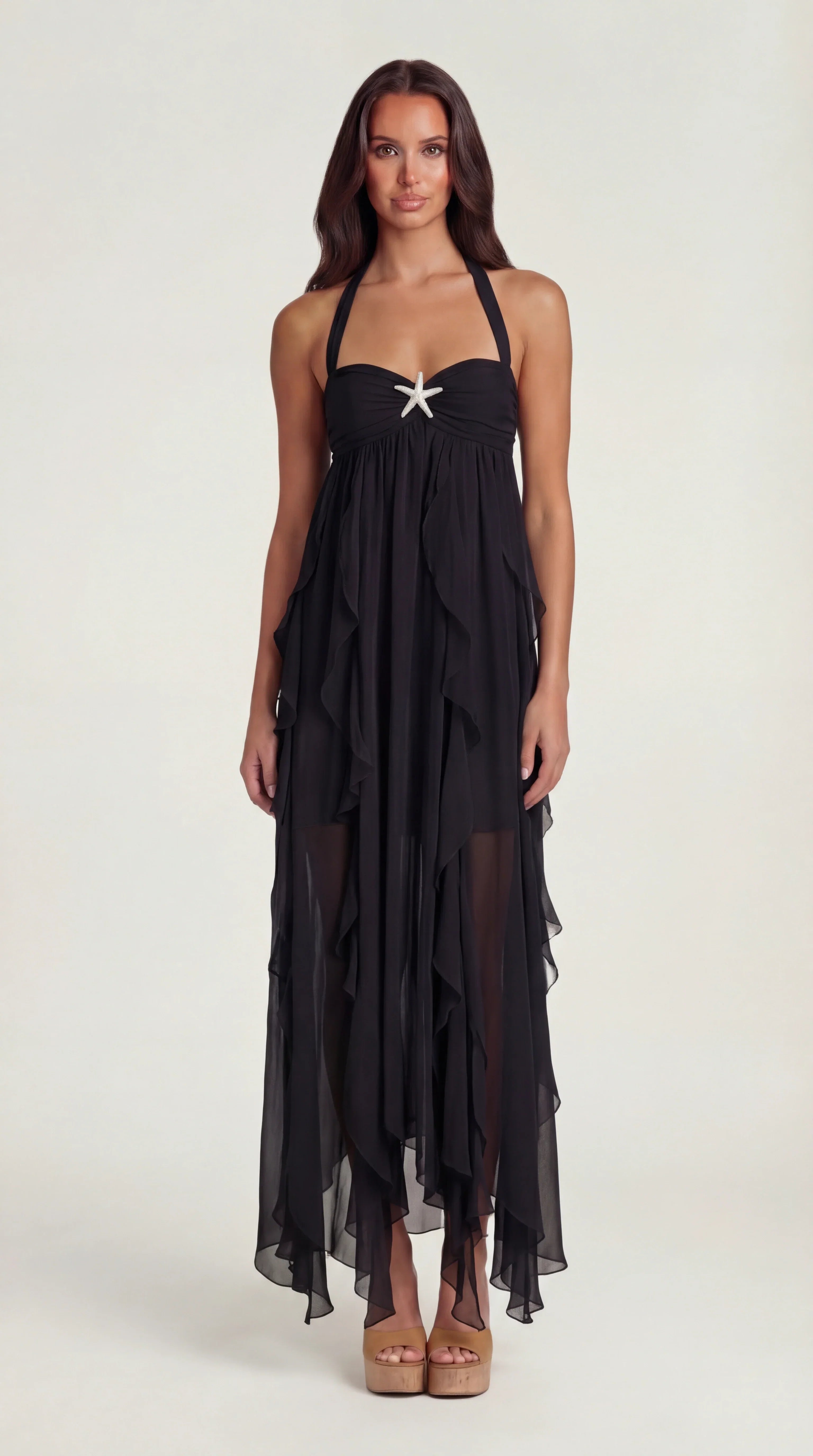 Maxikleid Meredith im Wickeldesign