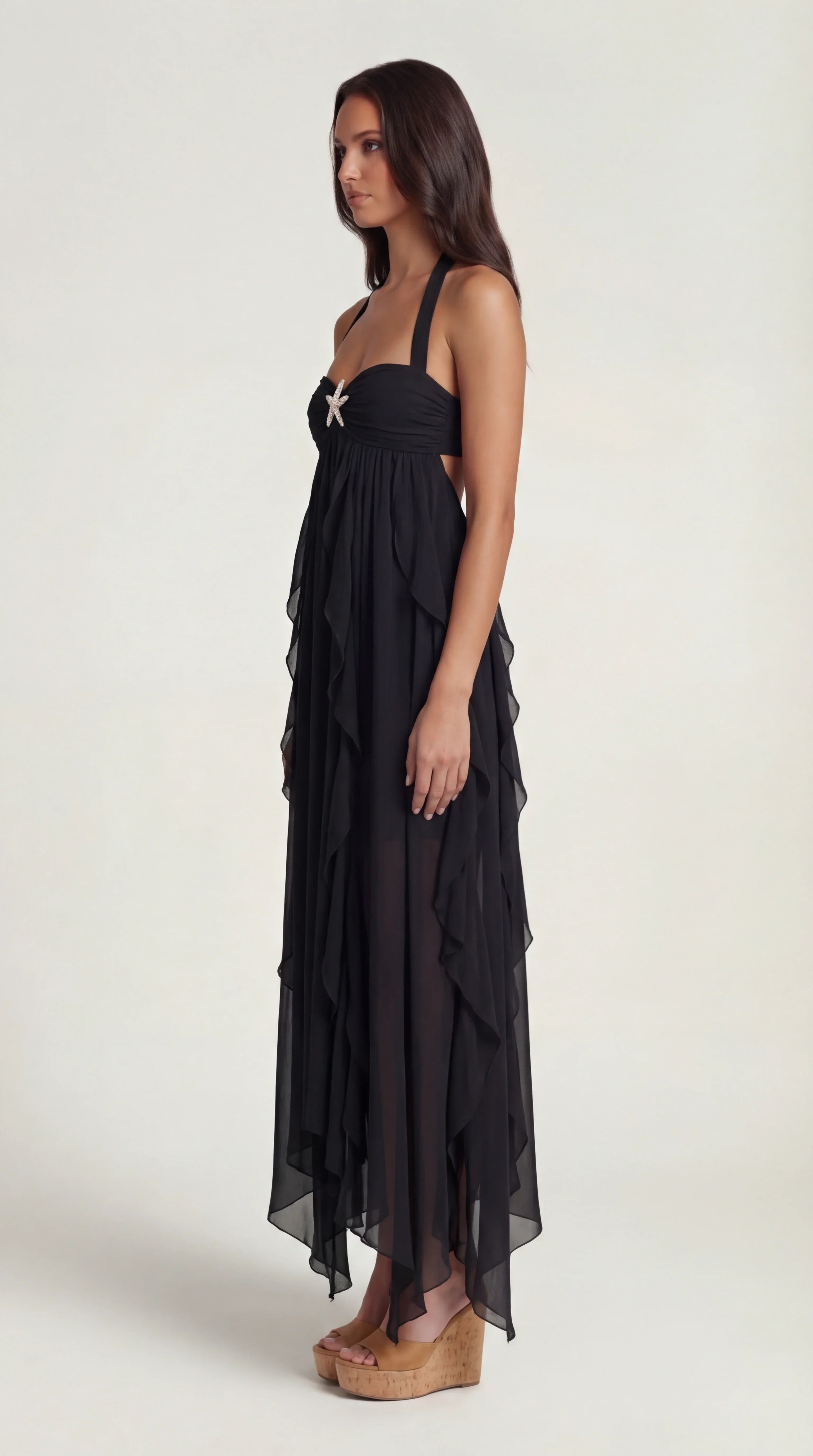 Maxikleid Meredith im Wickeldesign