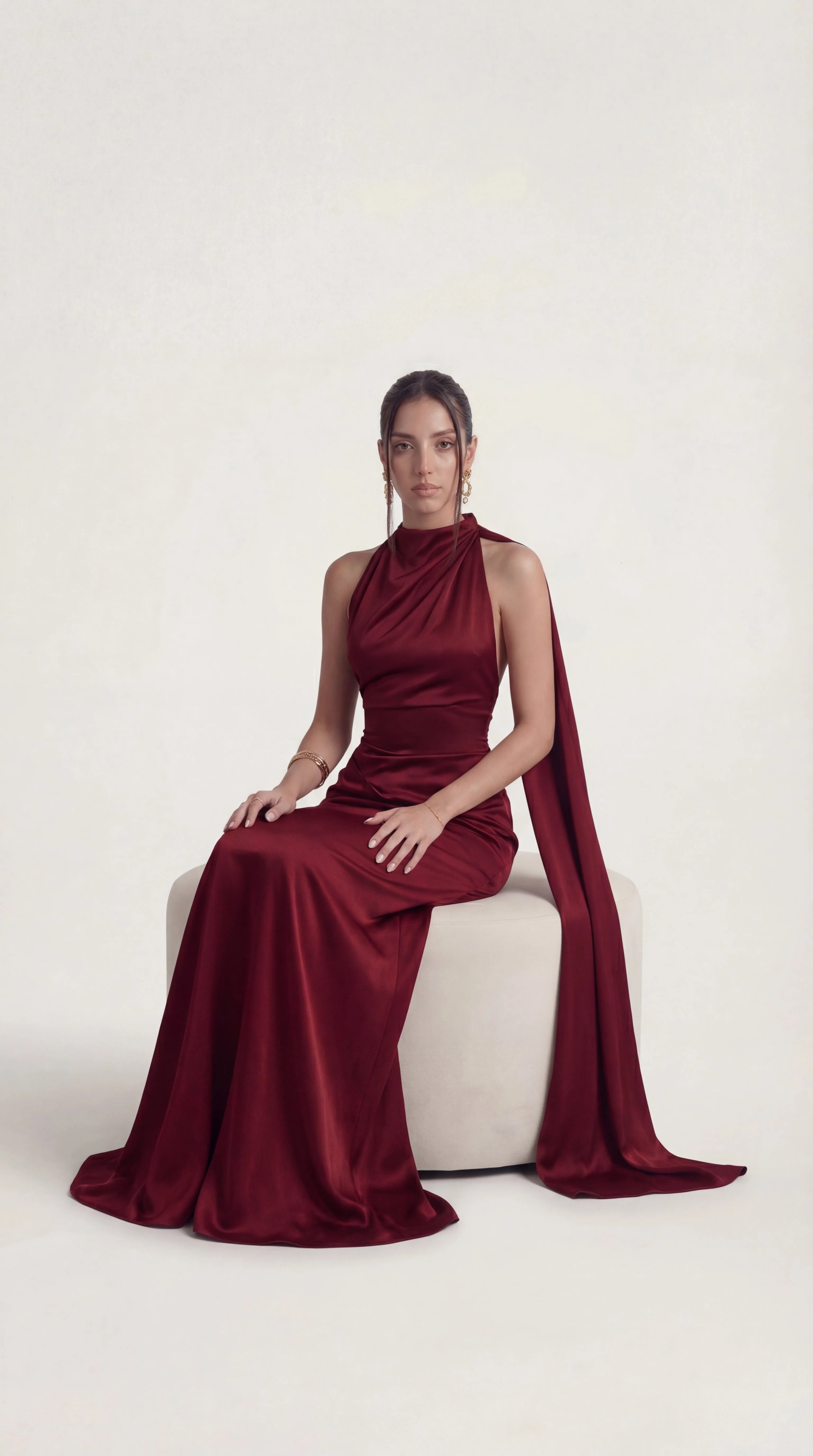 Maxikleid Elara Satin