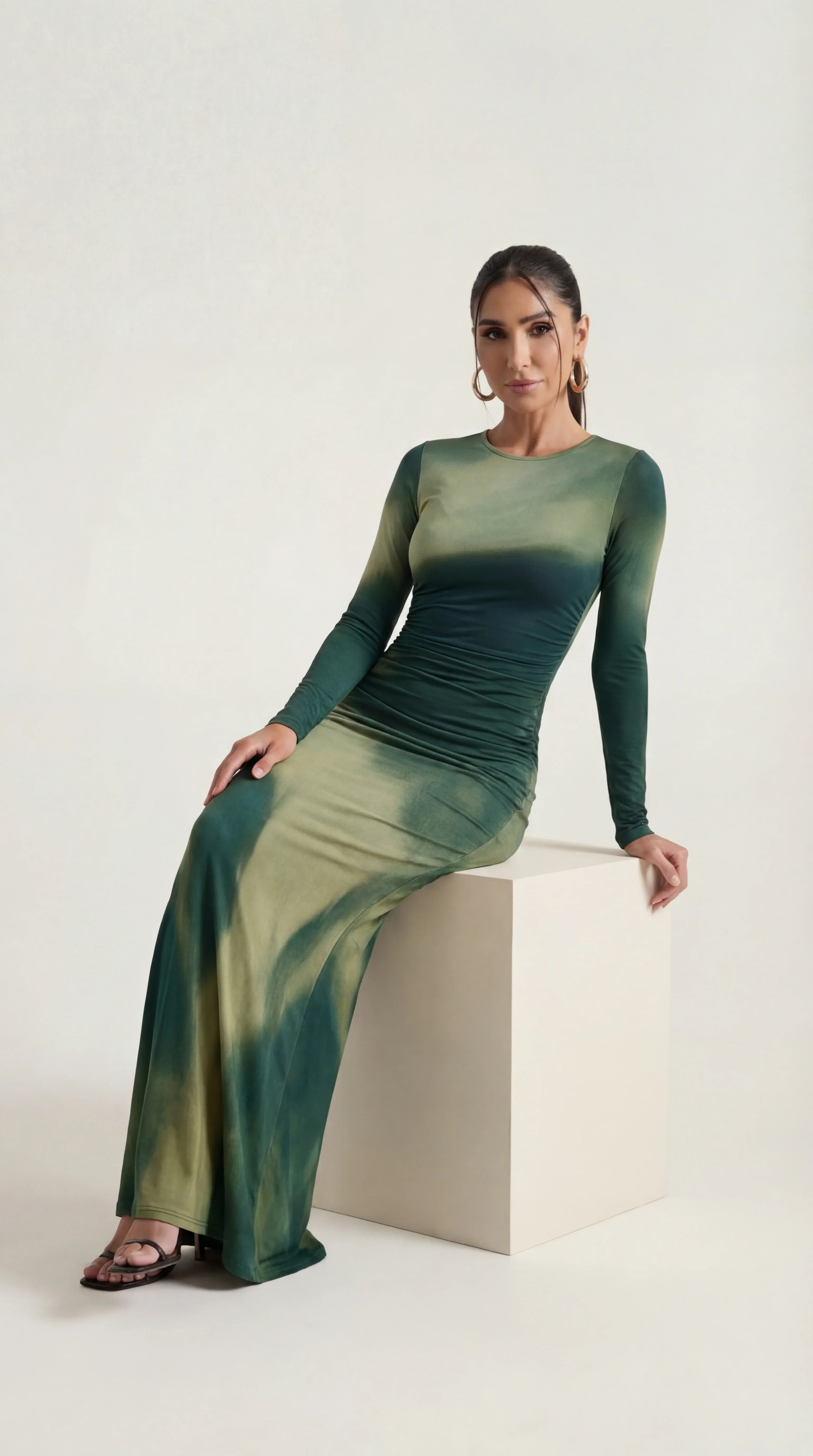 Maxikleid Flavia – Figurbetont